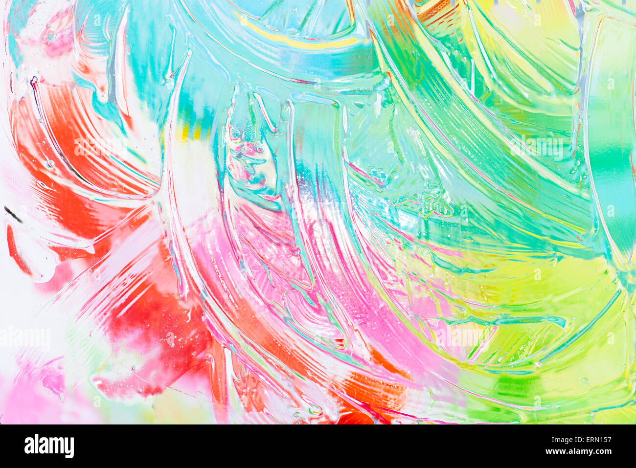 Abstrakten farbigen Hintergrund in leuchtenden Farben, Fotokunst Stockfoto