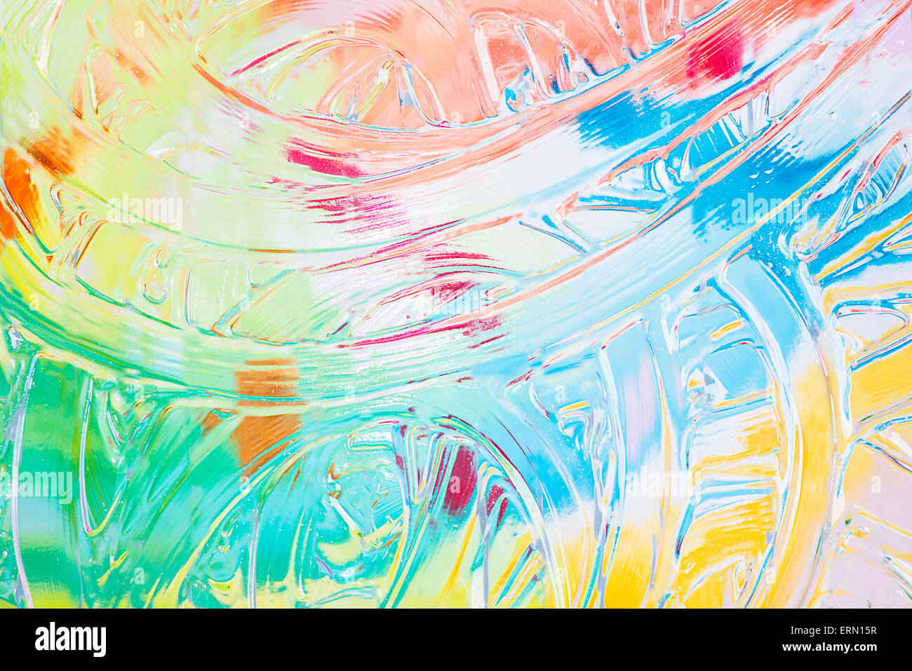 Abstrakten farbigen Hintergrund in leuchtenden Farben, Fotokunst Stockfoto