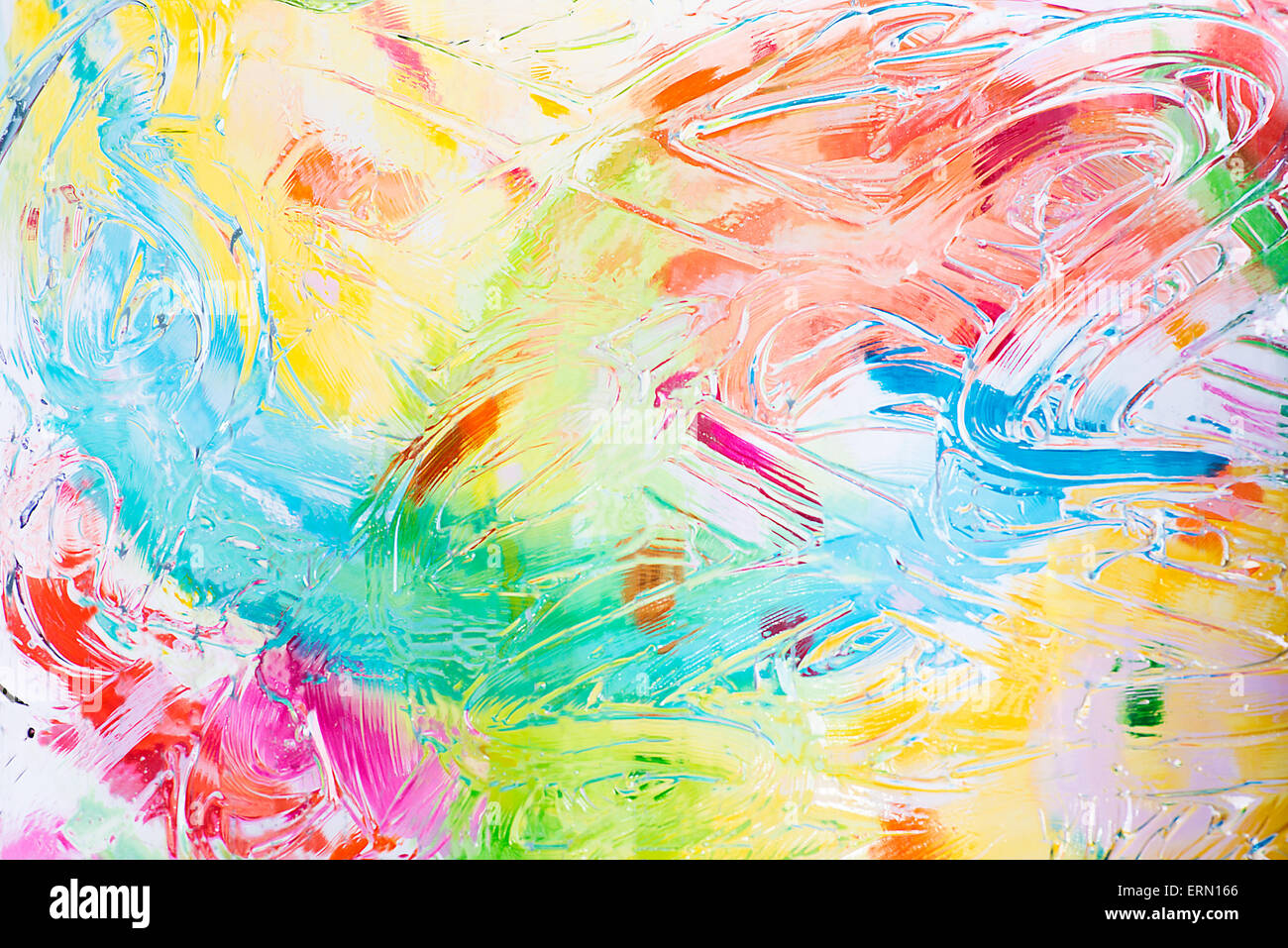 Abstrakten farbigen Hintergrund in leuchtenden Farben, Fotokunst Stockfoto