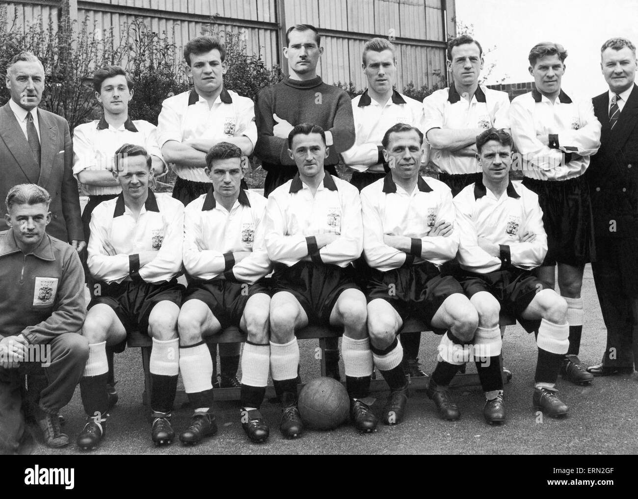 Birmingham City Team, 1956. Stockfoto