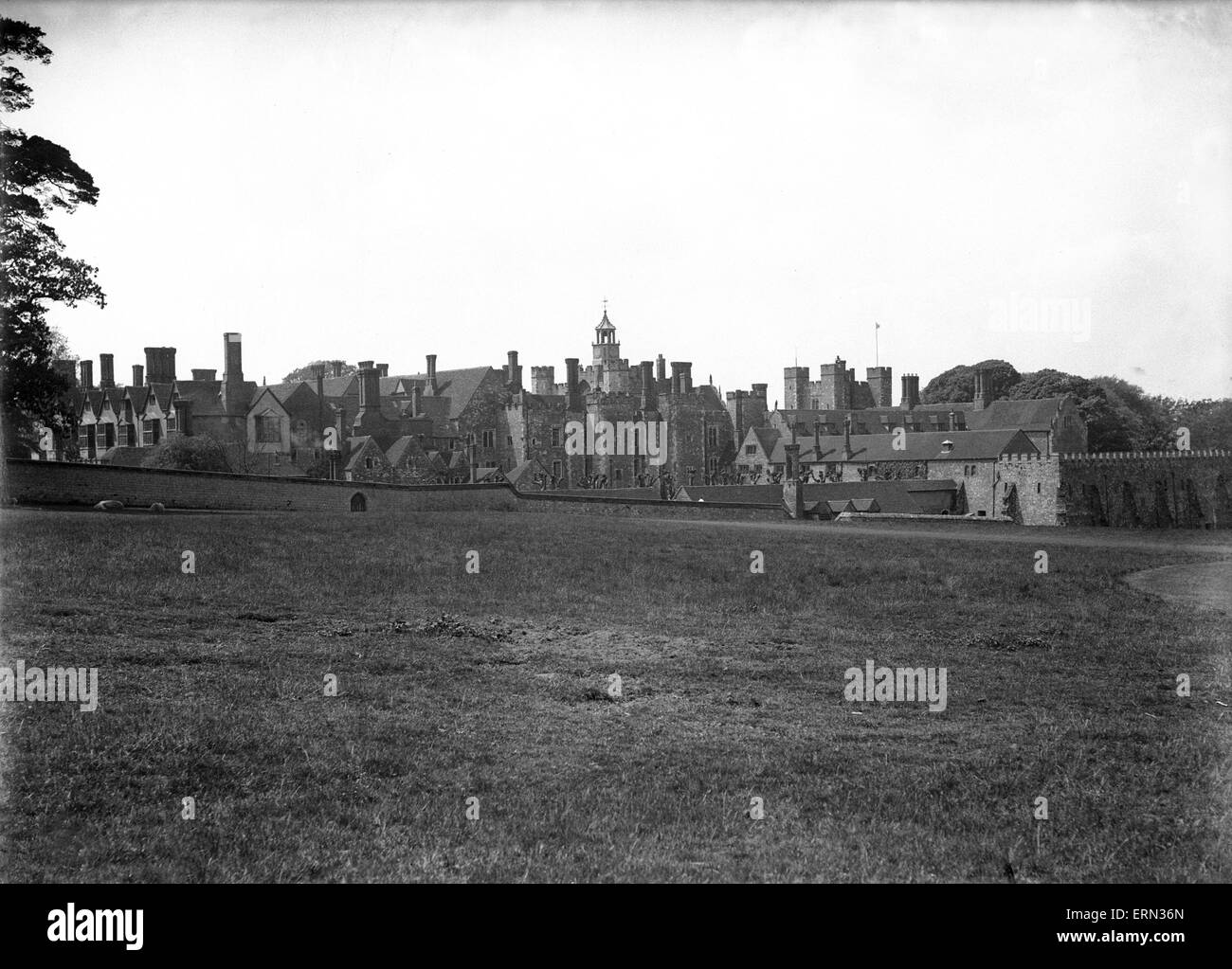 Knole House, englisches Landhaus west in Sevenoaks, Kent. Ca. 1920 Stockfoto