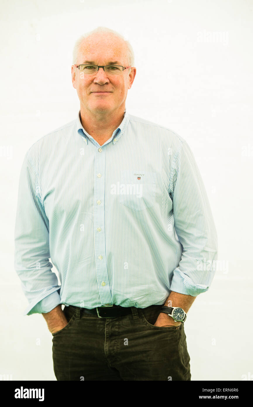 EDDIE BUTLER, ehemaligen walisischen Rugby-Spieler und und Autor von "The Greatest Welsh XV Ever" - auf der Heu Literatur Festival 2015 Stockfoto