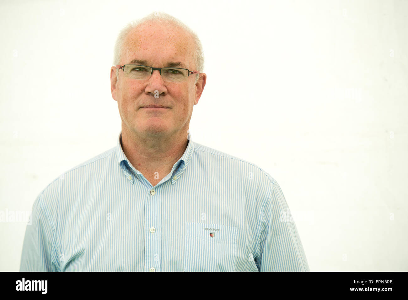 EDDIE BUTLER, ehemaligen walisischen Rugby-Spieler und und Autor von "The Greatest Welsh XV Ever" - auf der Heu Literatur Festival 2015 Stockfoto