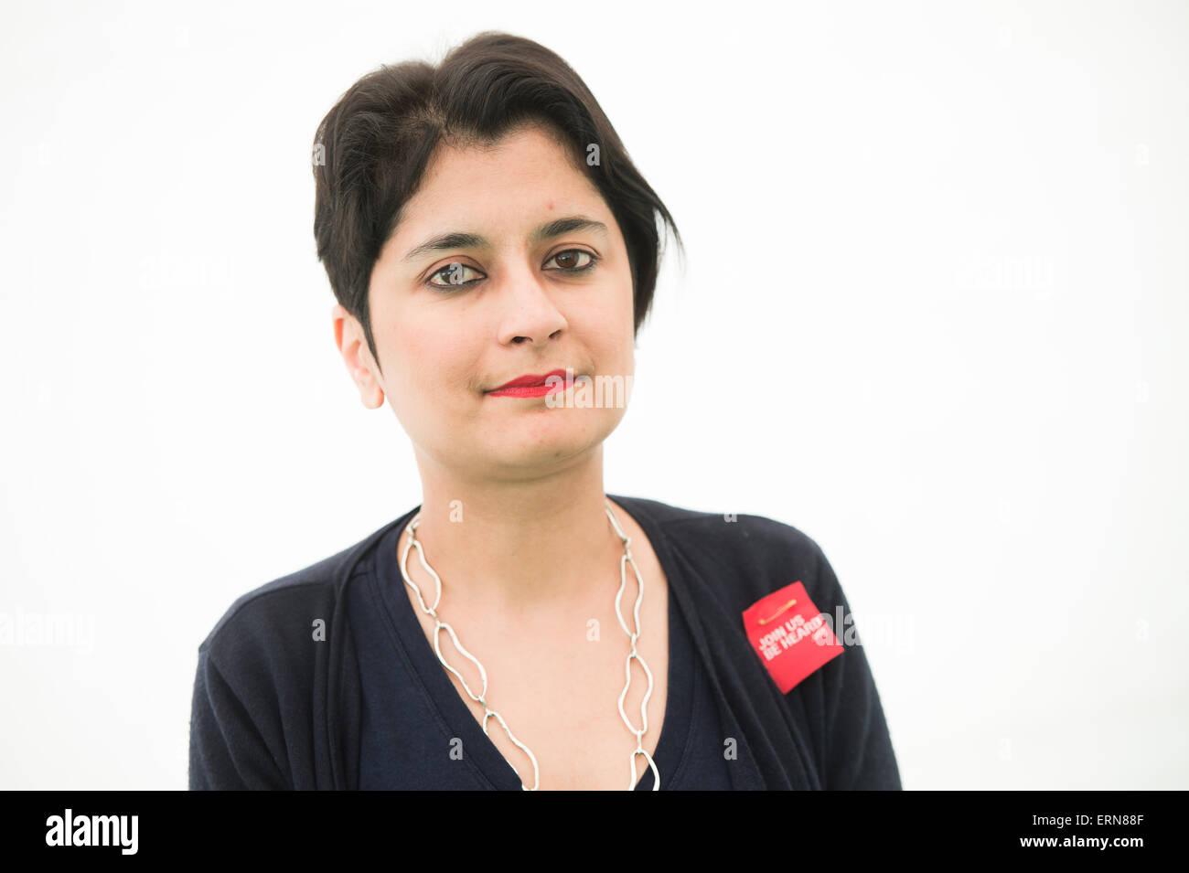 SHAMI CHAKRABARTI aktivistische Wahlkämpfer Hay Festival 2015 Stockfoto