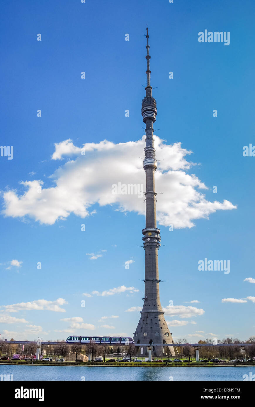 Ostankino-Turm Stockfoto