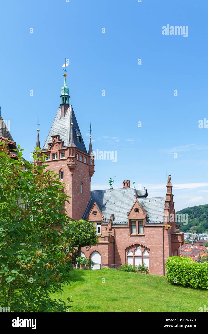 Historische Villa in Heidelberg. Deutschland. Europa Stockfotografie
