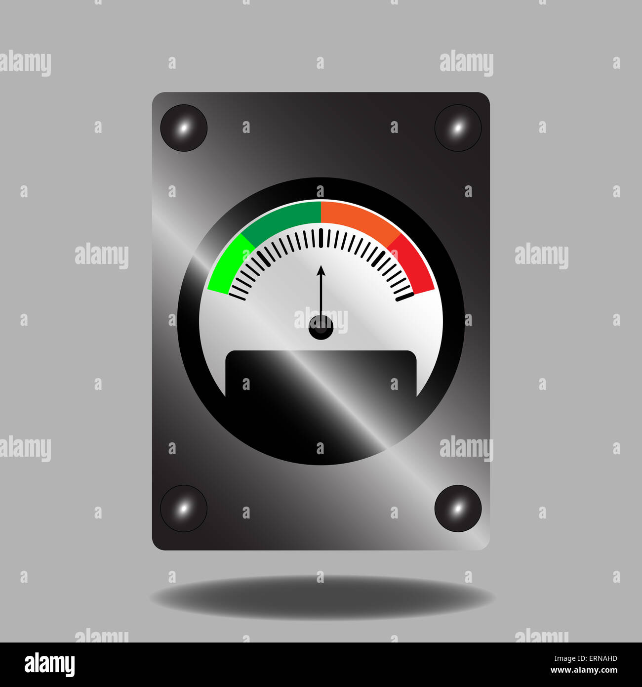 Spektrale Indikator. Mess- und Zeiger, Panel-Steuerelement, Vektor-Grafik illustration Stockfoto