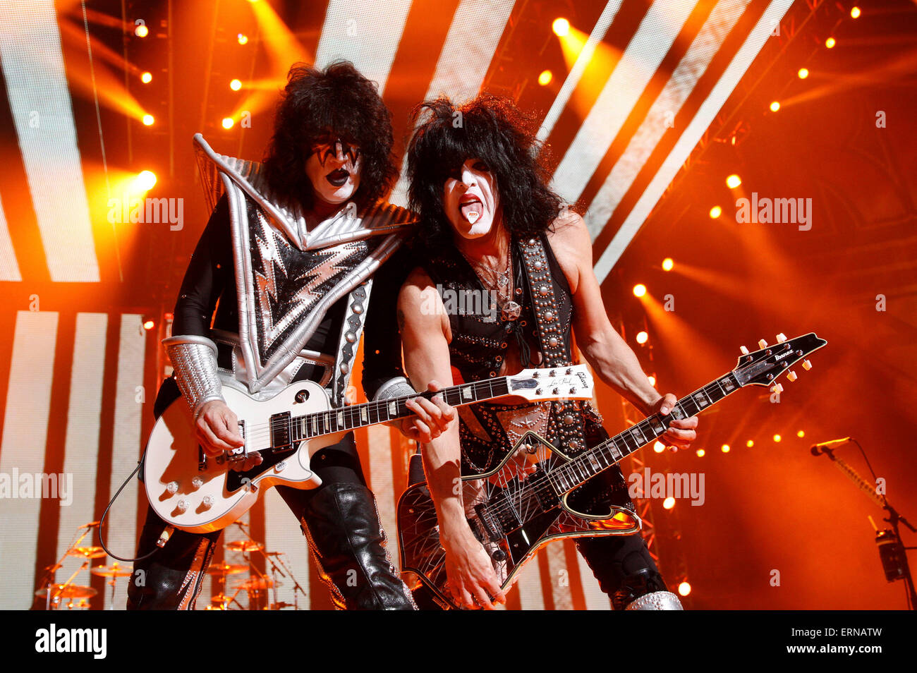 Kiss Band Rock Stockfotos und -bilder Kaufen - Alamy
