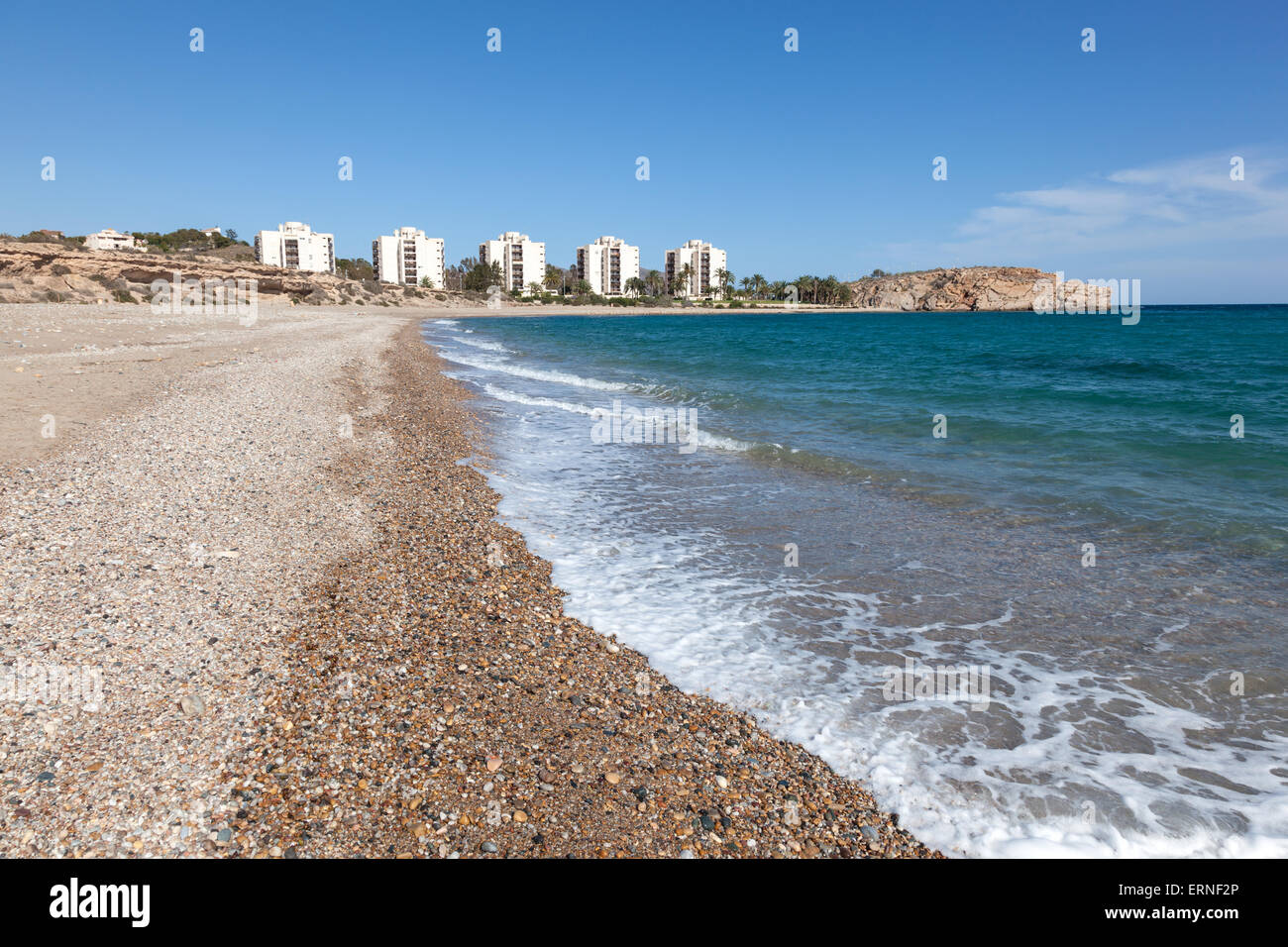 Küste bei Puerto de Mazarron, Region Murcia, Costa Calida, Spanien Stockfoto