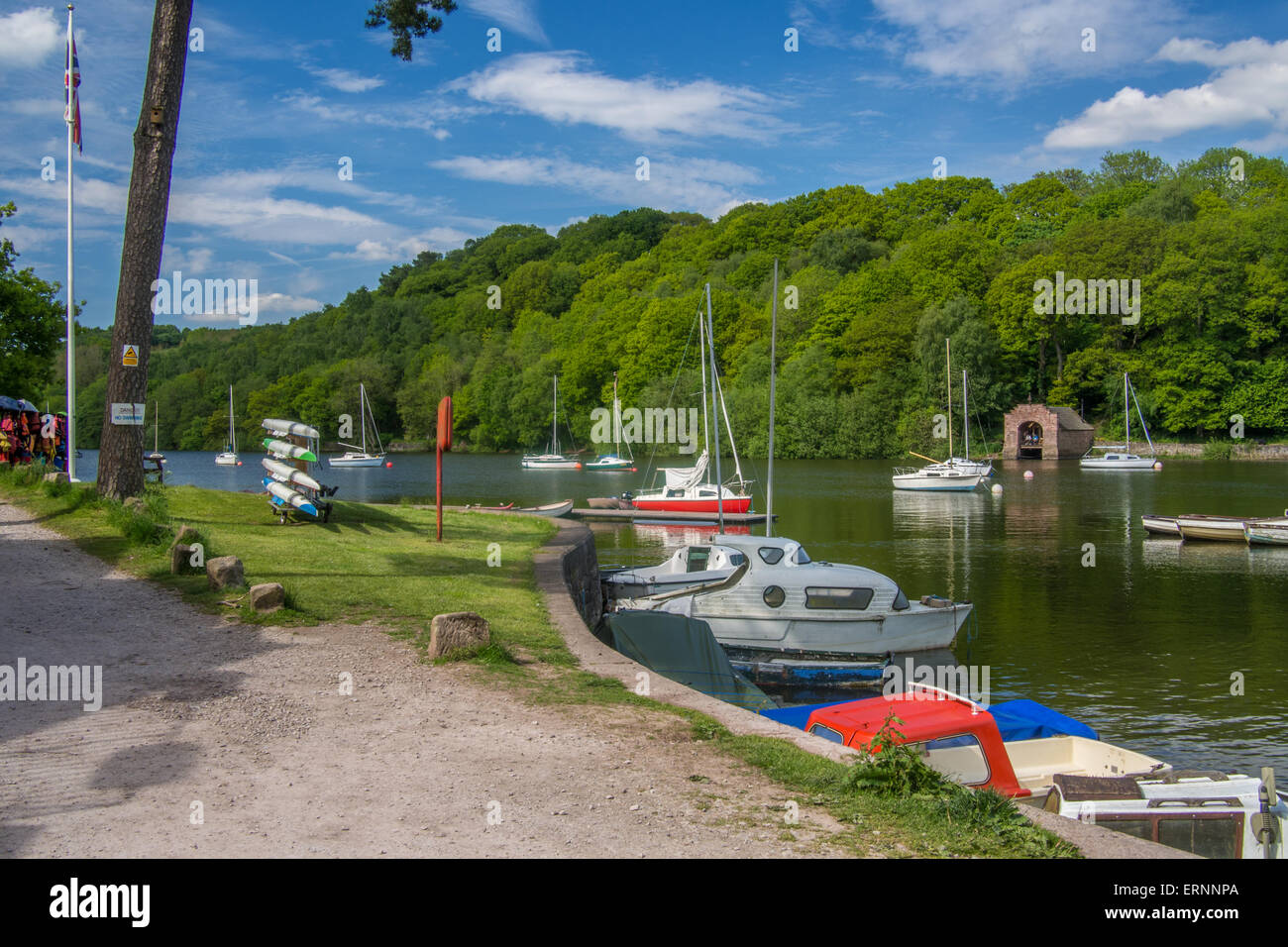 Rudyard Lake in der Nähe von Lauch, Staffordshire, England. Stockfoto