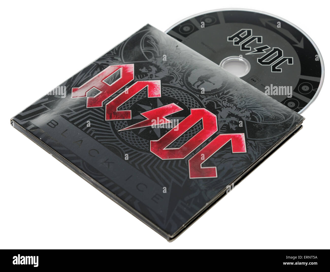 AC/DC Black Ice CD Stockfoto