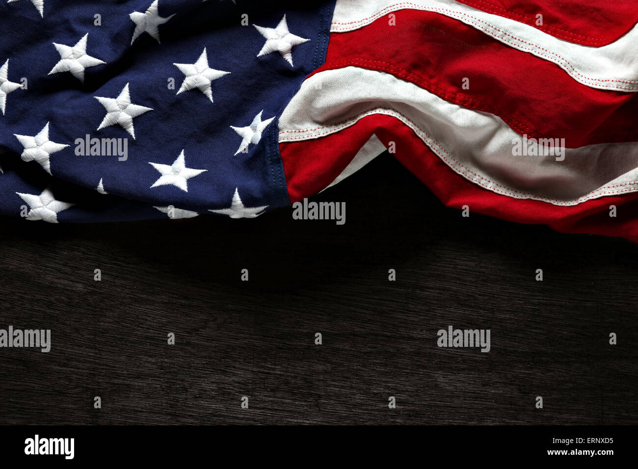 Amerikanische Flagge für Memorial Day oder 4th of July Stockfoto