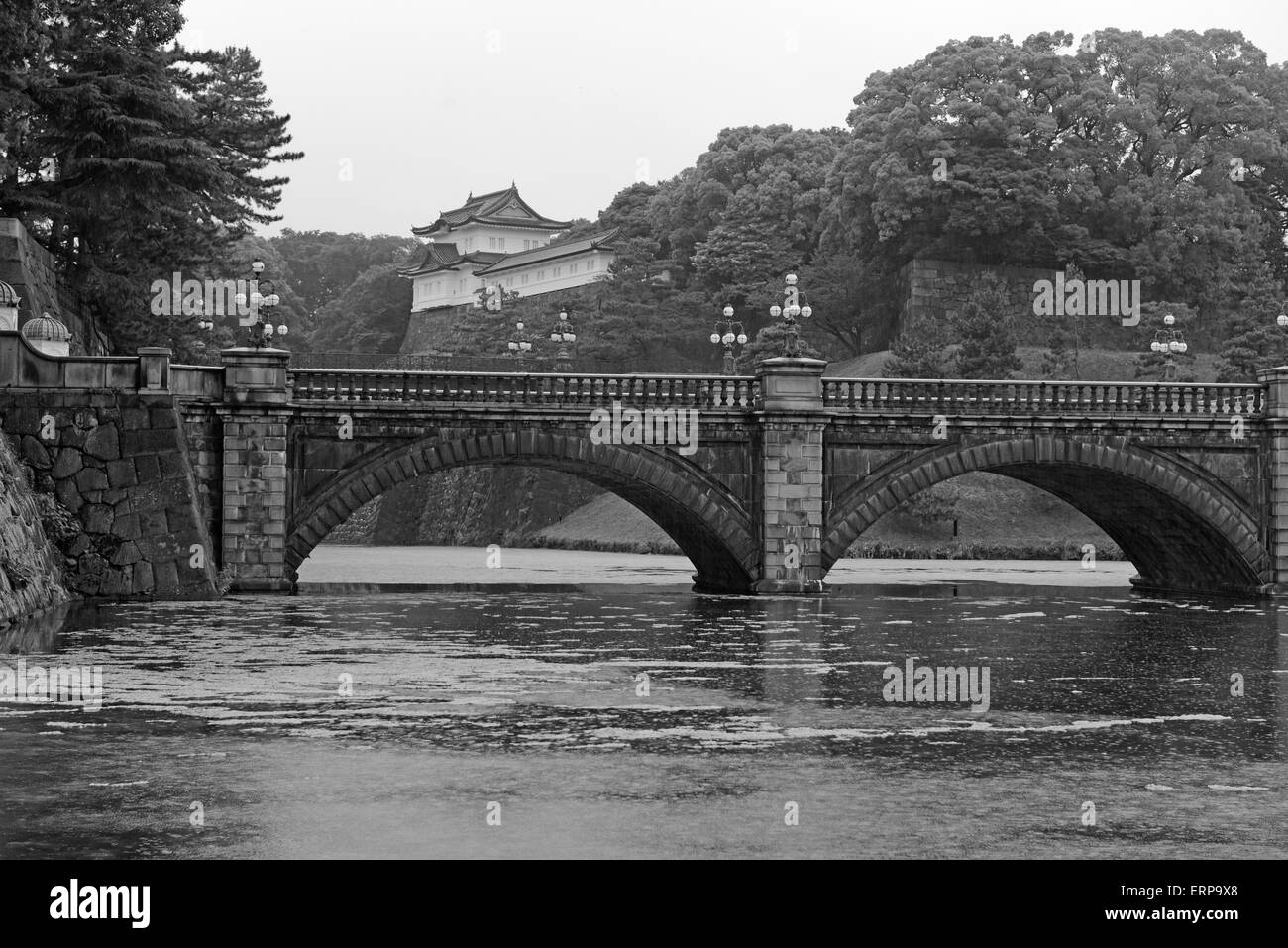 Imperial Palace und Burggraben, Heimat des Kaisers von Japan, Tokio Stockfoto