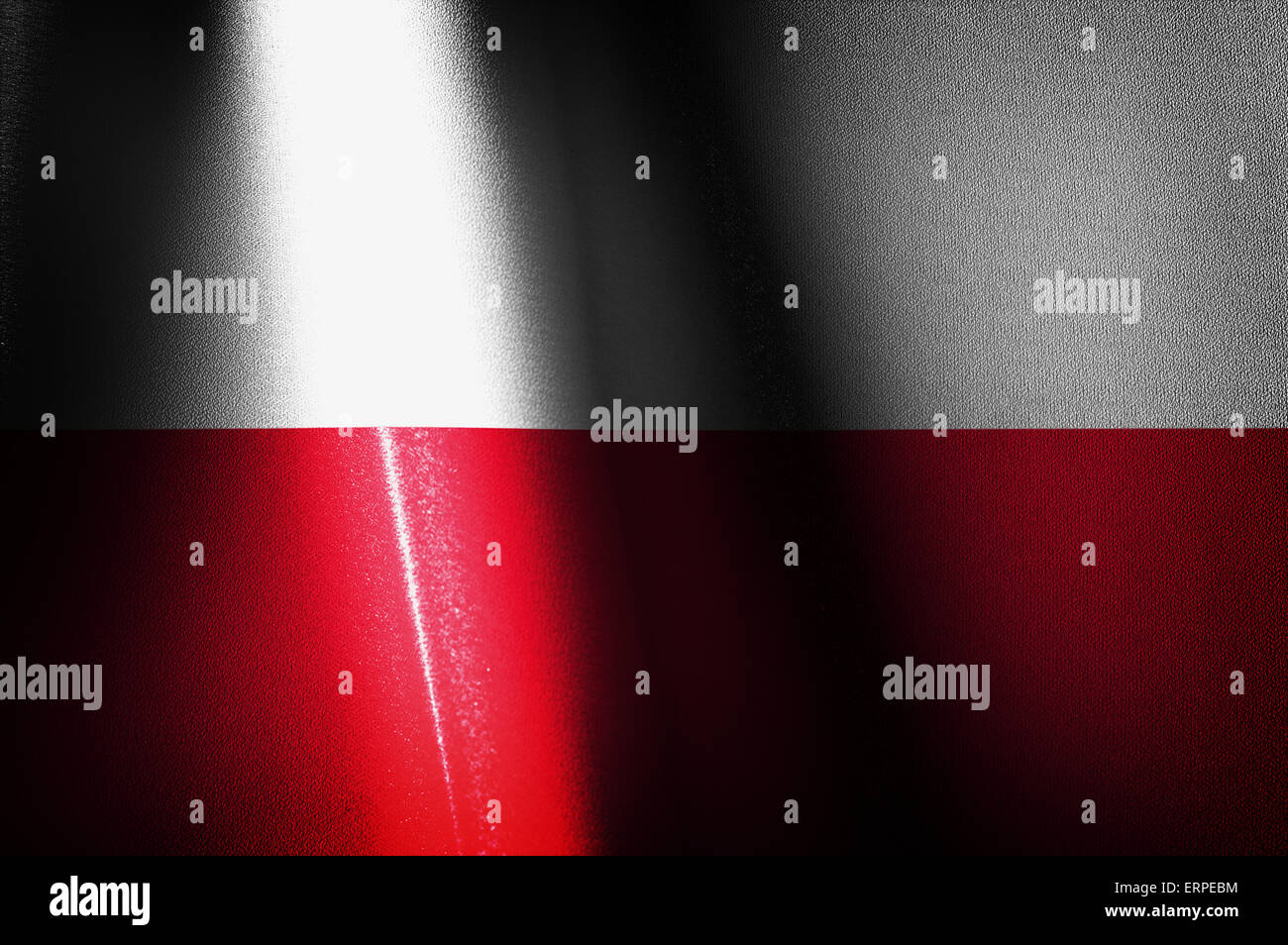 Polen-Flags Images Stockfoto