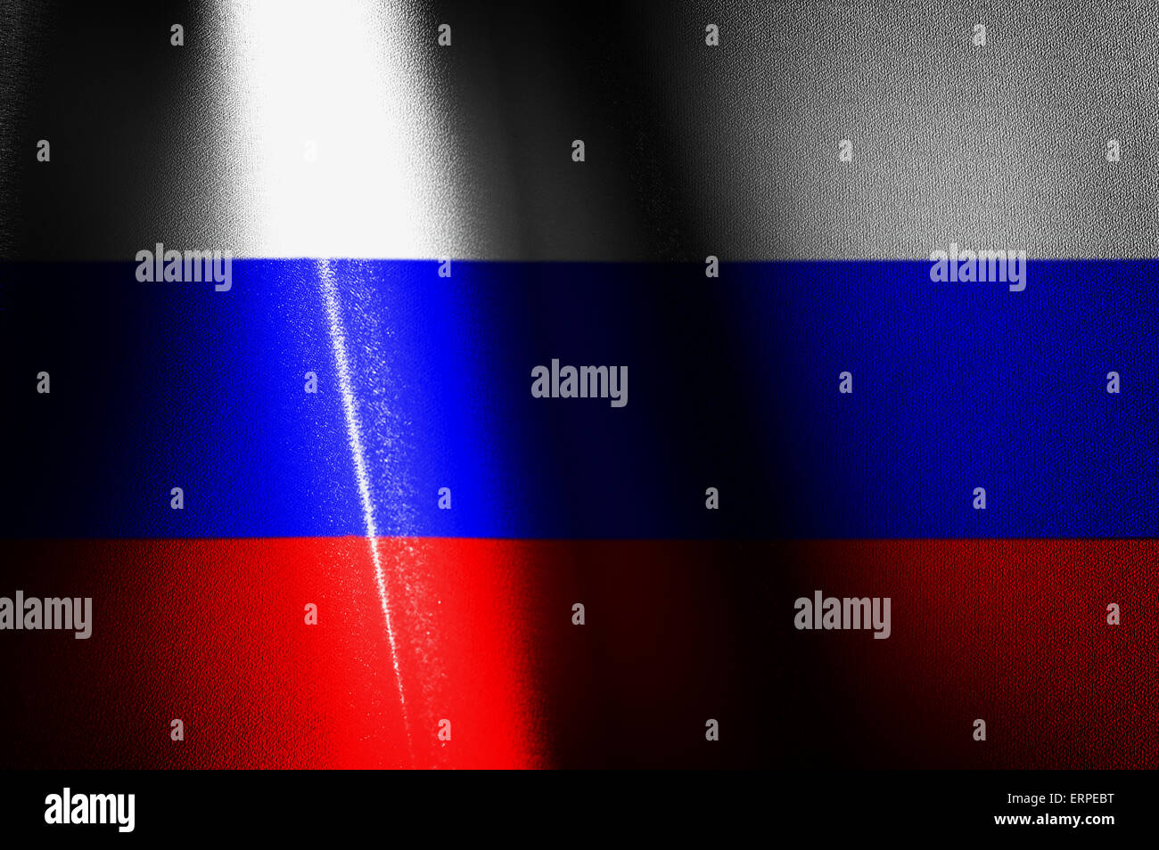 Russland-Flags Images Stockfoto