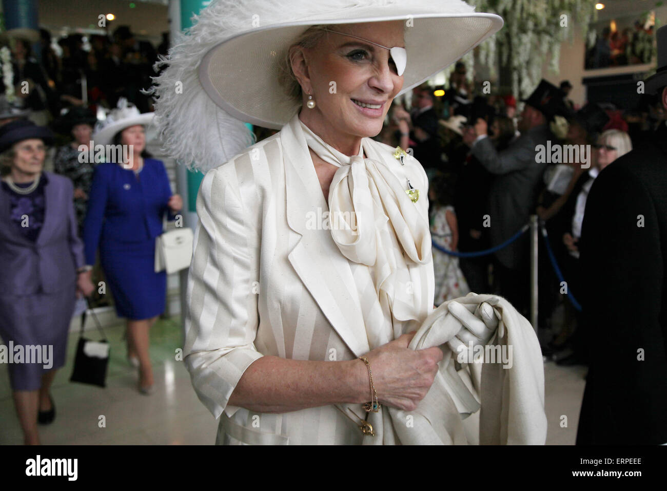 Epsom Downs, Surrey, UK 6. Juni 2015 HRH Prinzessin Michael von Kent in der Derby-Credit: Motofoto/Alamy Live News Stockfoto