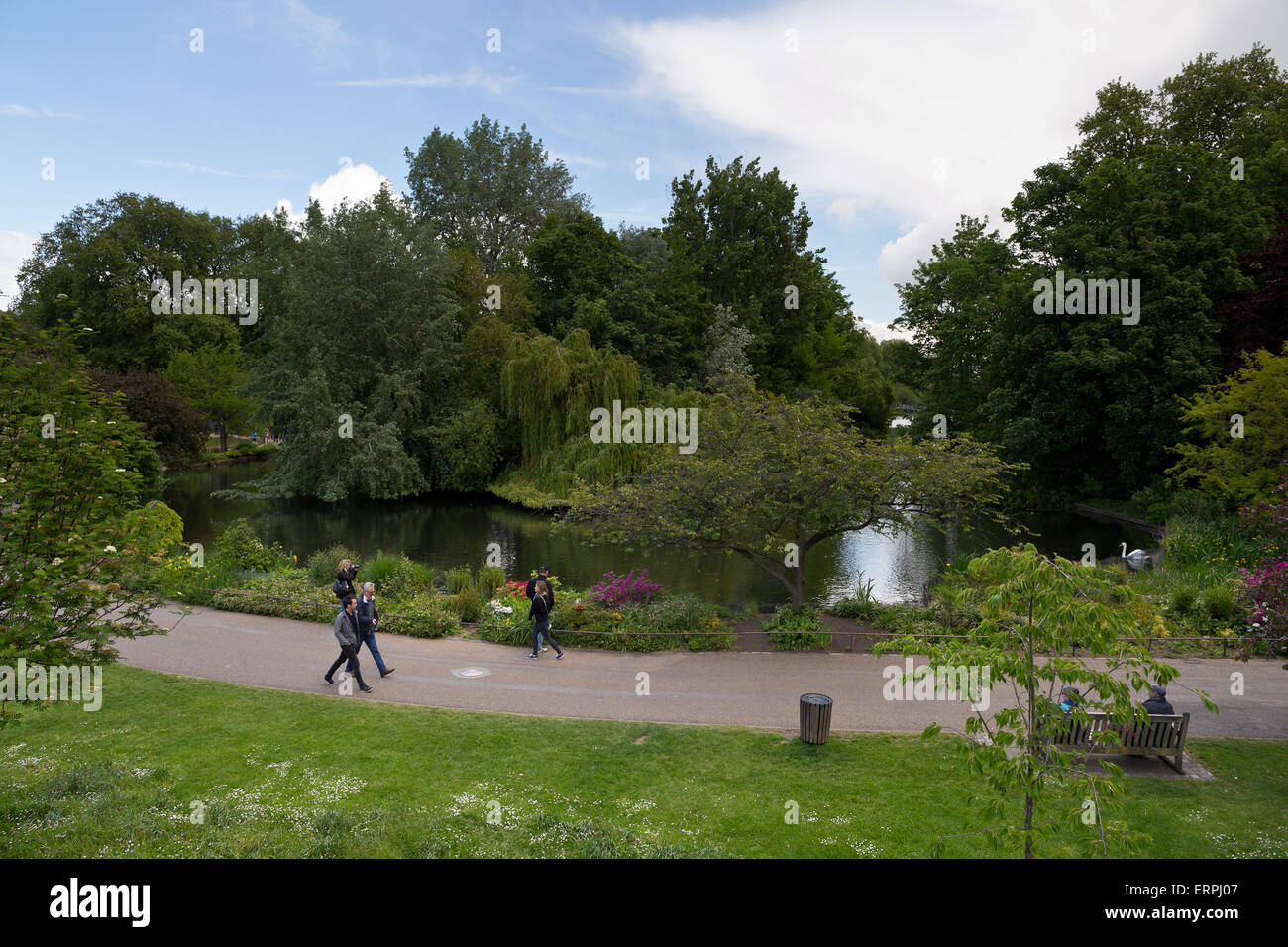 St. James Park - London, Großbritannien, Europa Stockfoto