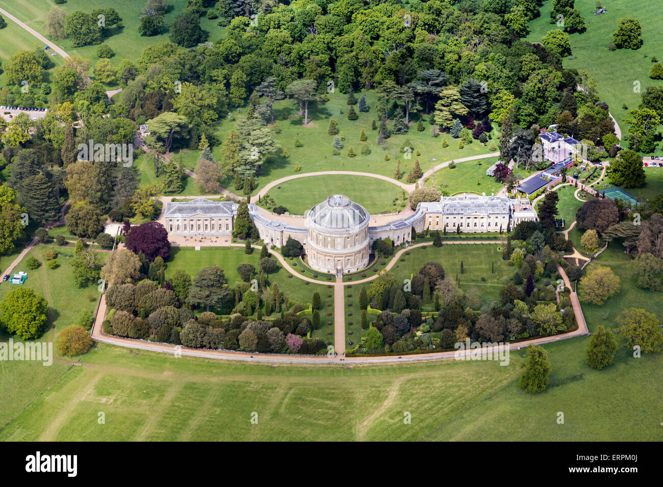 Ickworth House in Suffolk, UK im Besitz des National Trust Stockfoto