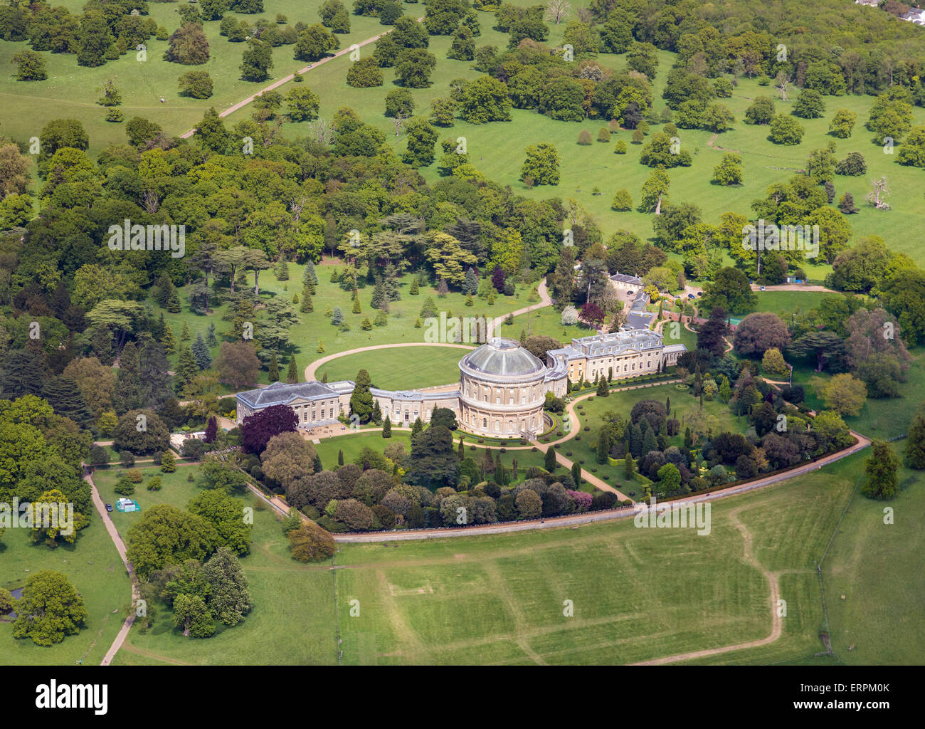 Ickworth House in Suffolk, UK im Besitz des National Trust Stockfoto