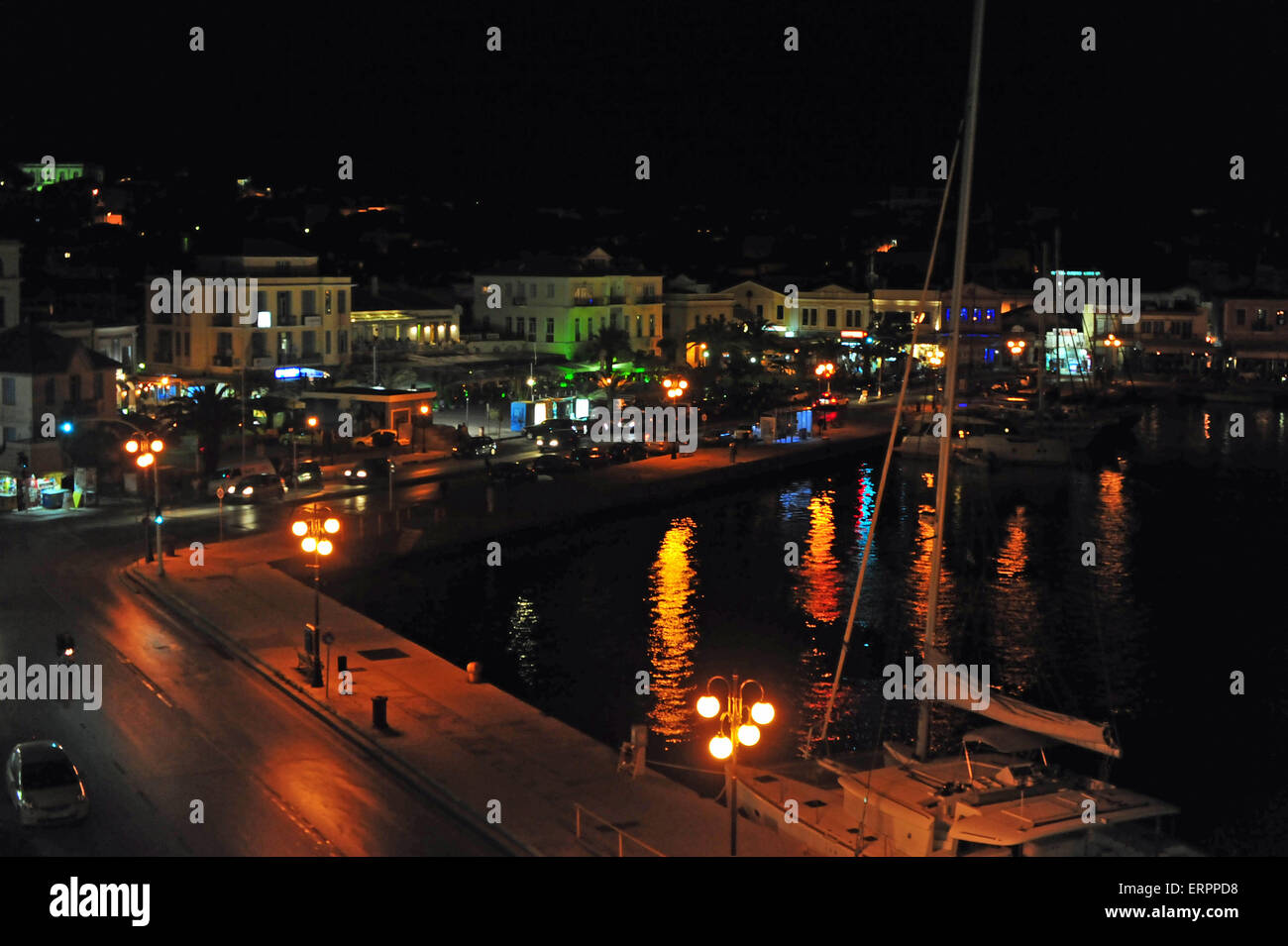 Hafen von Mytilini, Lesbos, Griechenland. Stockfoto