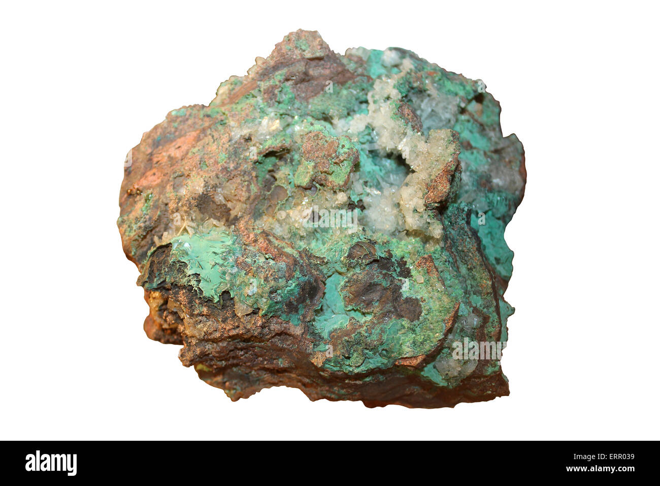 Kupfer-Mineral Stockfoto