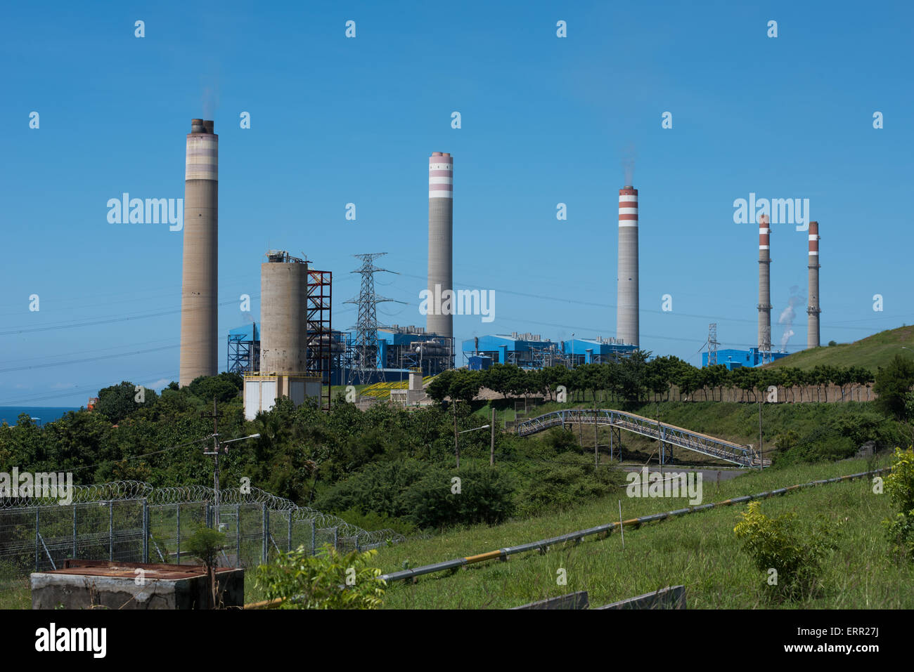 Paiton Kraftwerk in der Provinz Ost-Java, Indonesien. Stockfoto