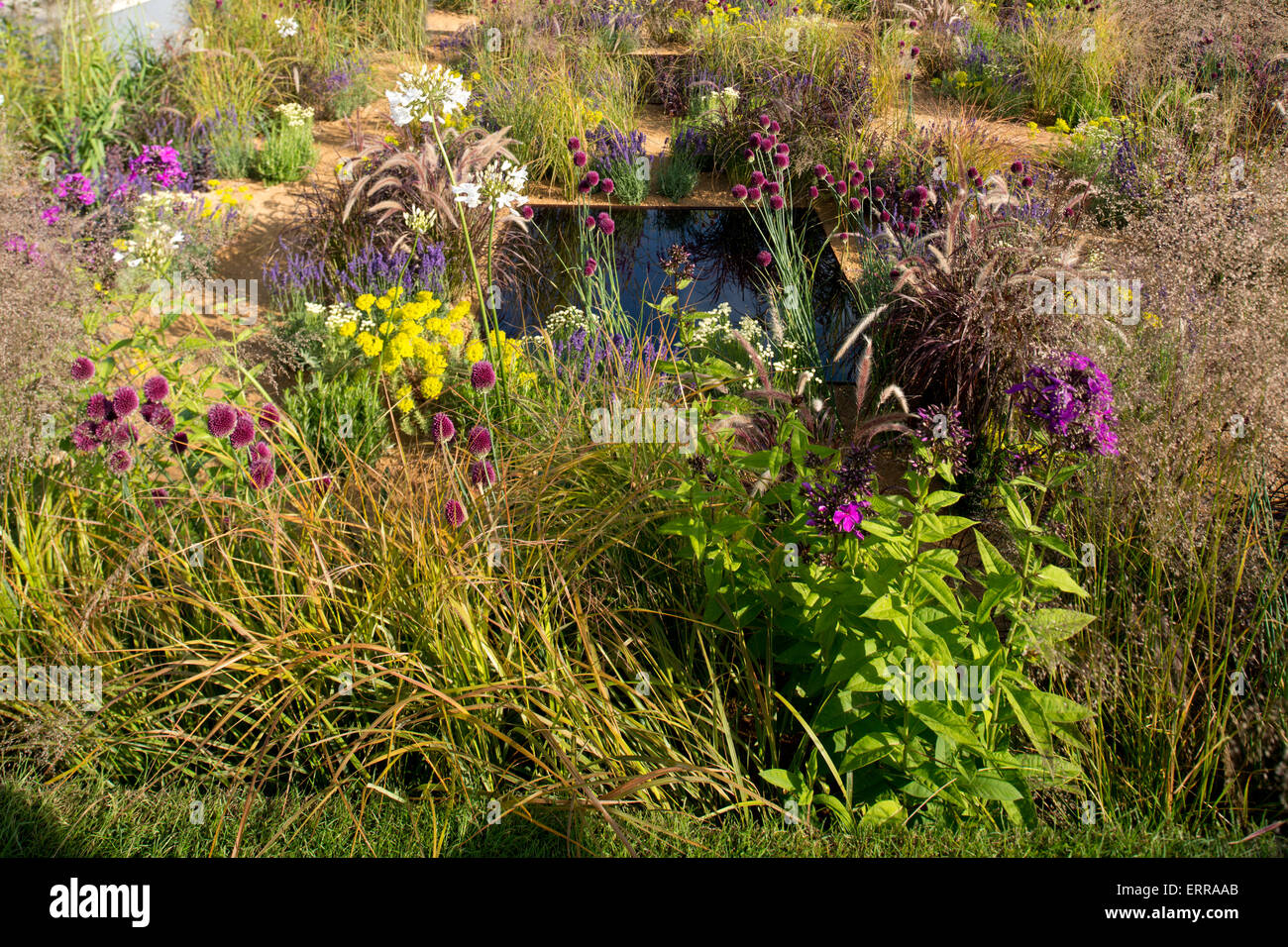 Die One-Schaugarten auf der Hampton Court Flower Show, 2014 Stockfoto