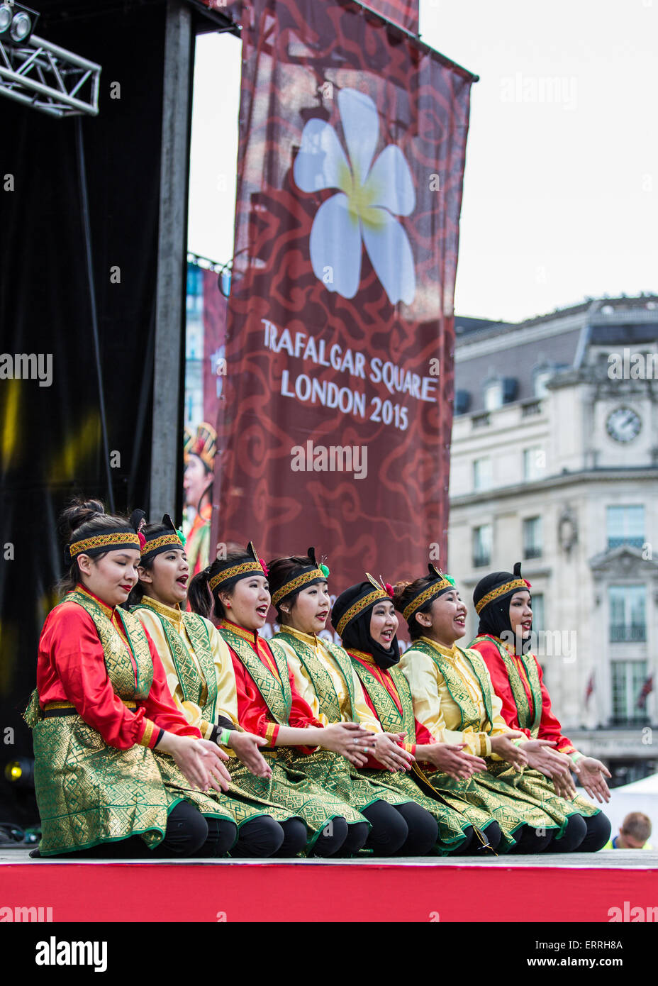 London, UK. 7. Juni 2015. Eine kostenlose Veranstaltung verfügt über alles, von indonesisches Essen, kulturelle Aktivitäten und live-Performances. Bildnachweis: carol Moir/Alamy Live-Nachrichten Stockfoto