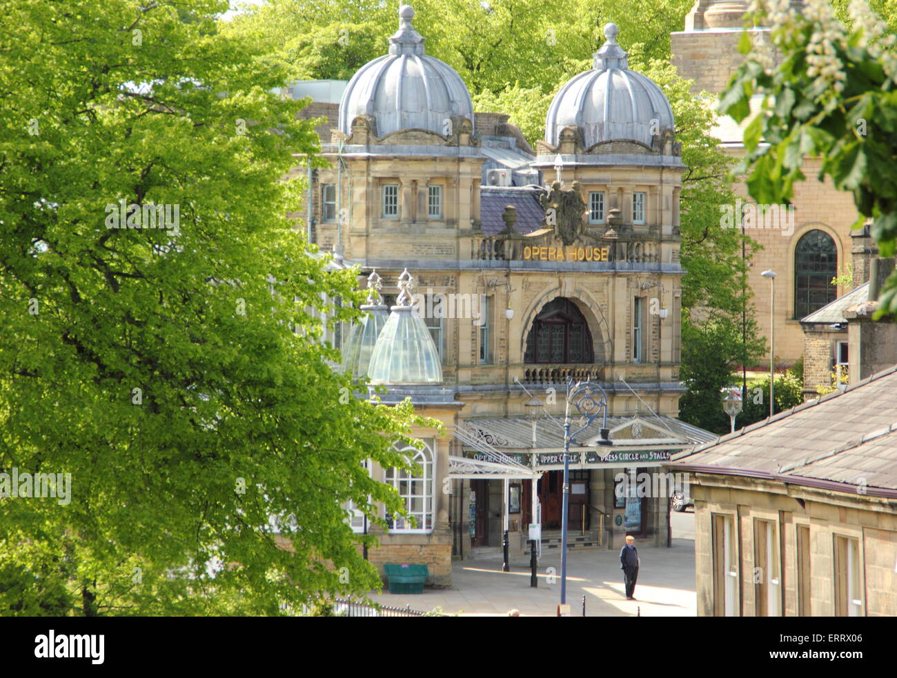 Die Außenseite des Buxton Opera House,, Buxton, Derbyshire, England Großbritannien - Sommer 2015 Stockfoto