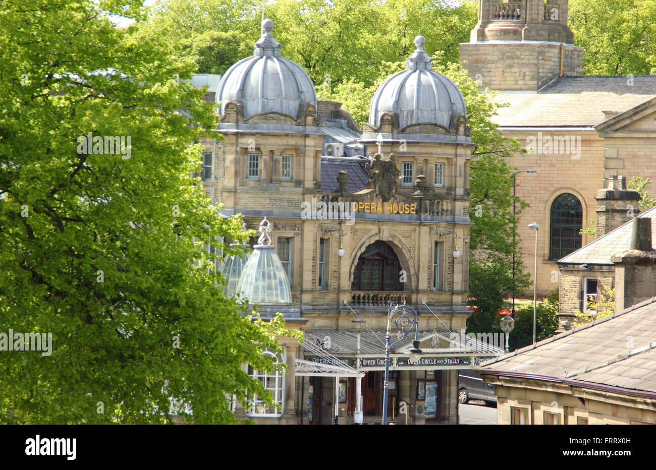 Die Außenseite des Buxton Opera House,, Buxton, Derbyshire, England Großbritannien - Sommer 2015 Stockfoto