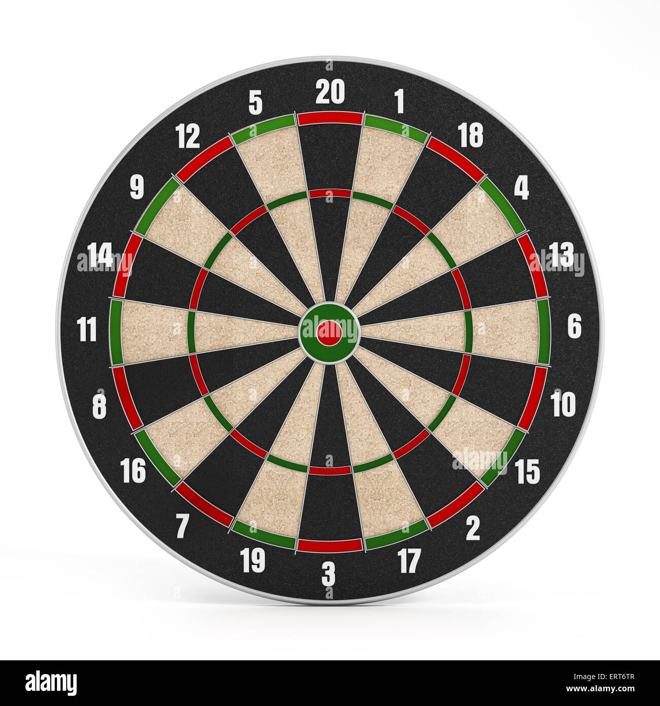 Dartscheibe Volltreffer Stockfoto