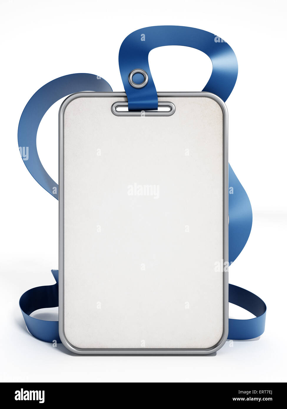 Leere ID-Karte Stockfoto