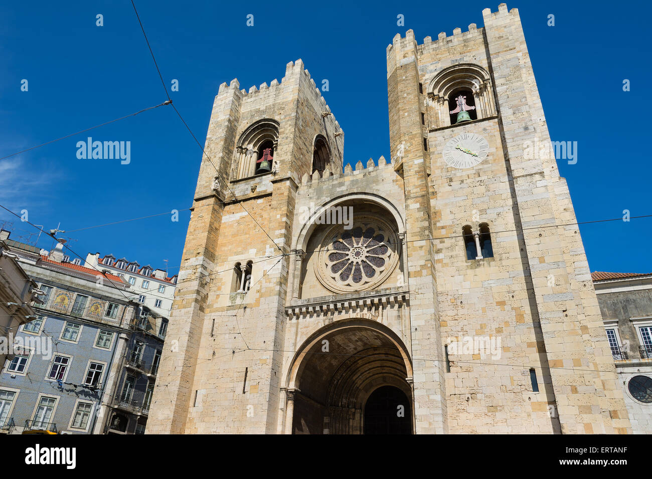 Santa Maria Maior Santa Maria Maior oder Se Kathedrale die älteste Kirche in der Stadt von Lissabon, Portugal Stockfoto