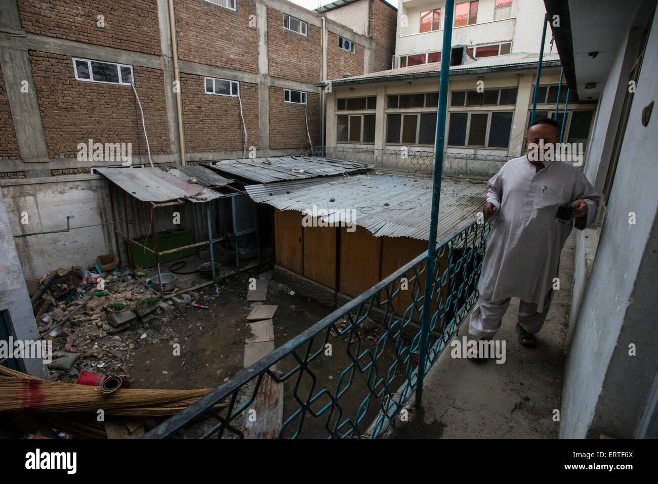 Zabolon Simantov, die letzten afghanischen Juden leben in Kabul, Afghanistan Stockfoto