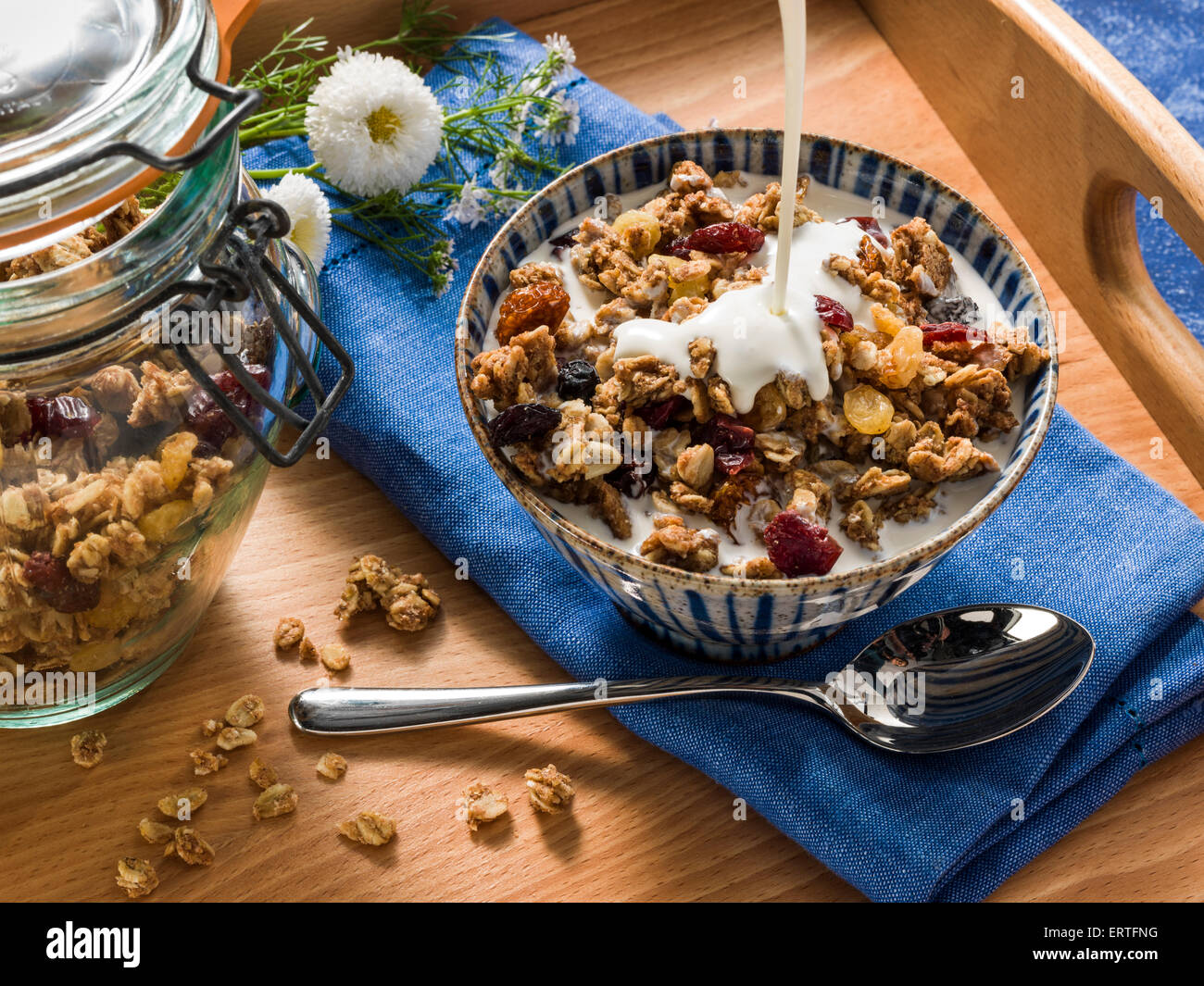 Granola Stockfoto