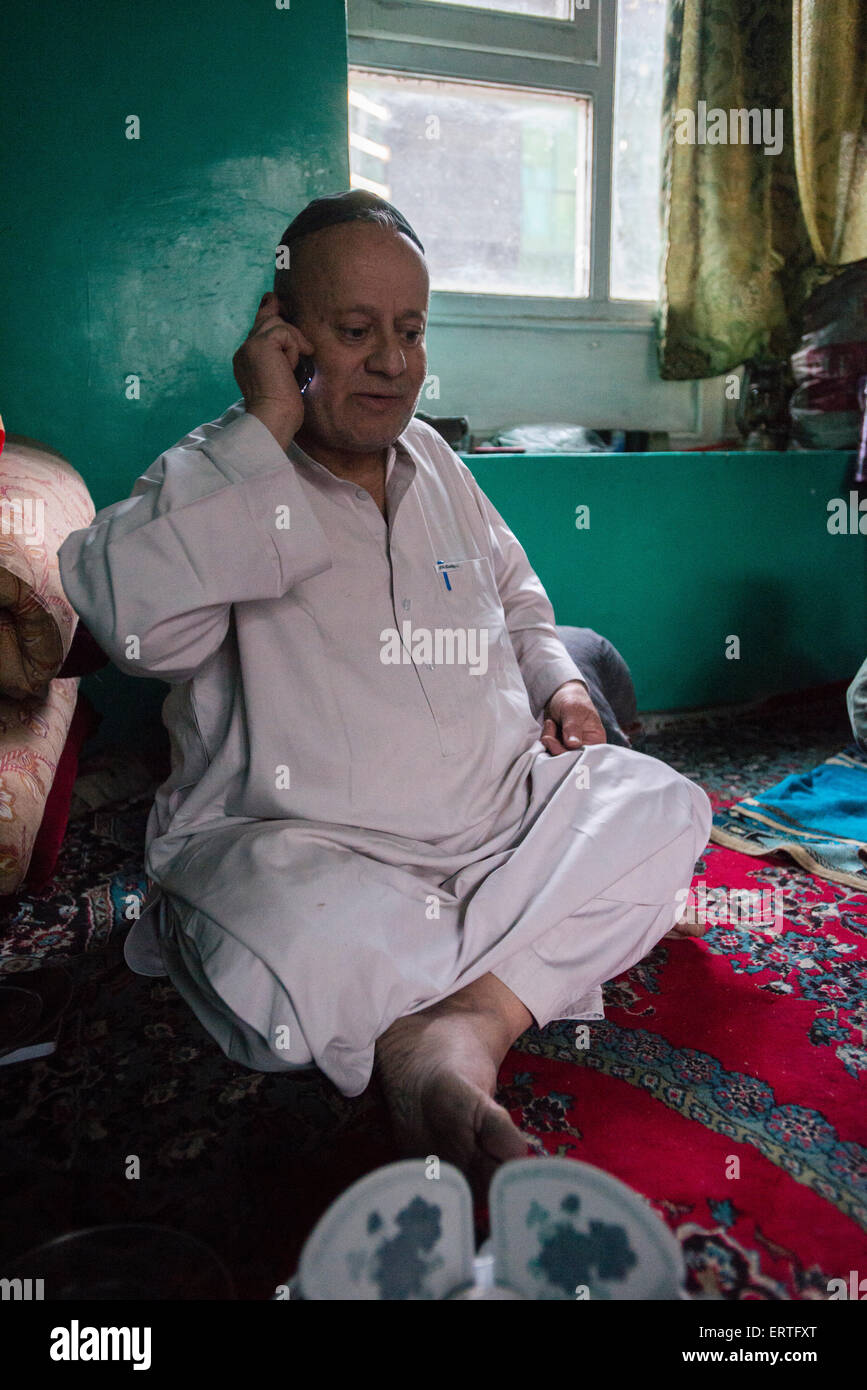 Zabolon Simantov, der letzten afghanischen Jude, Kabul, Afghanistan Stockfoto