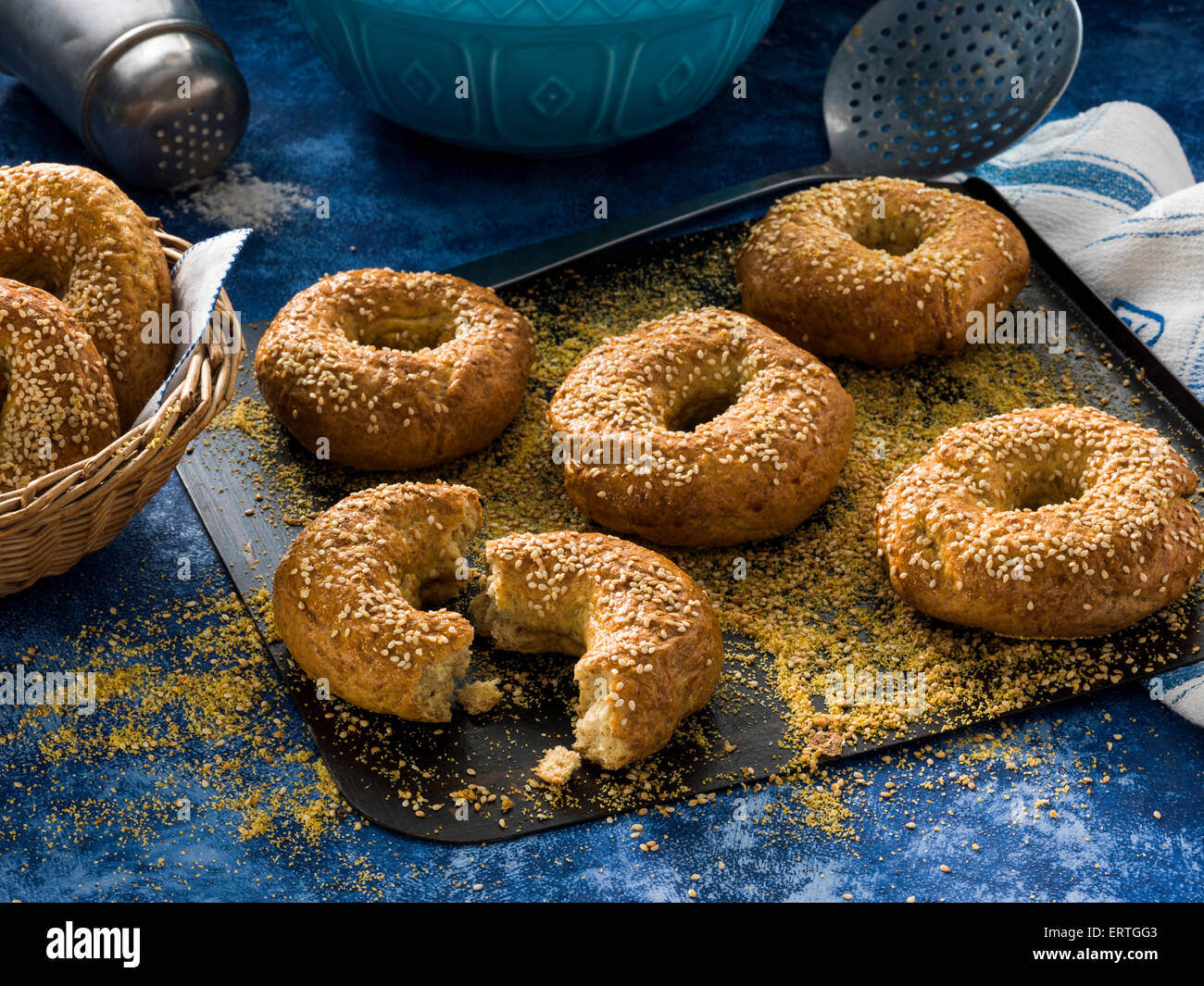 Bagels Stockfoto