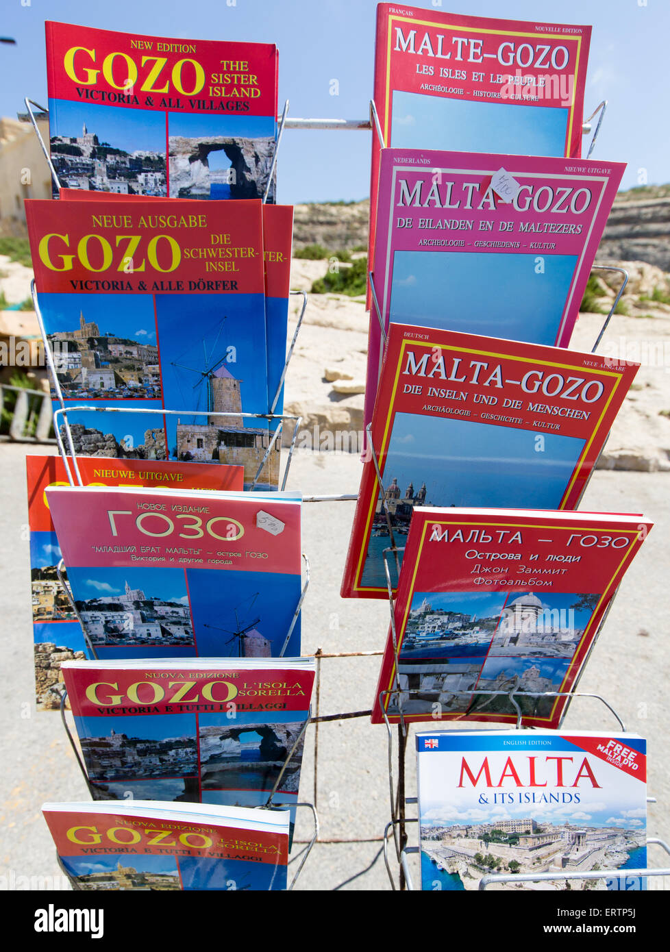 Reiseführer für Malta und Gozo Stockfoto