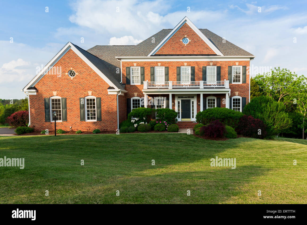 Großes Einfamilienhaus, amerikanisches Zuhause USA Stockfoto