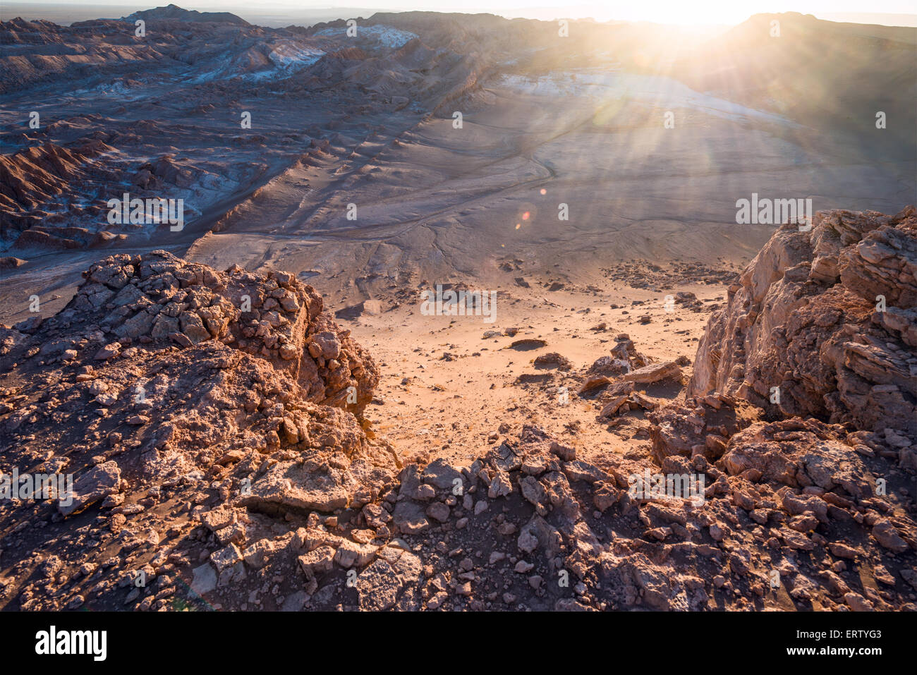 Valle De La Luna - Mondtal, Atacama, Chile Stockfoto