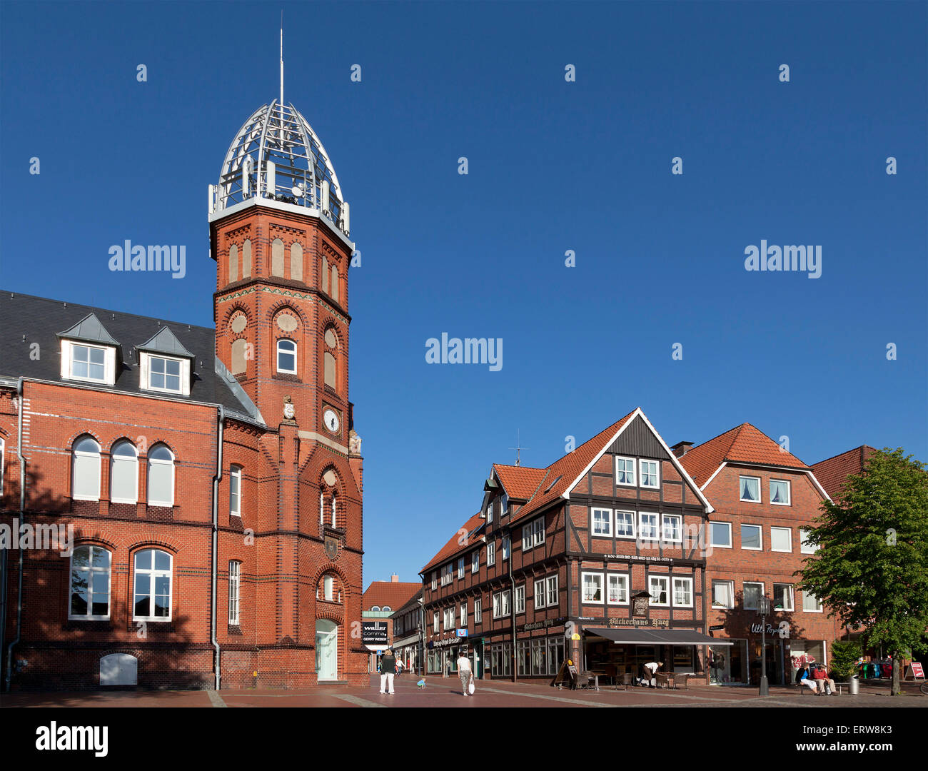 Pferdemarkt (Pferdemarkt), Stade, Niedersachsen, Deutschland Stockfoto