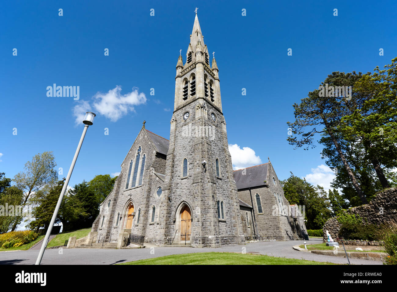 Kirche des Heiligsten Herzens römisch-katholische Kirche Klone Grafschaft Monaghan Irland Stockfoto
