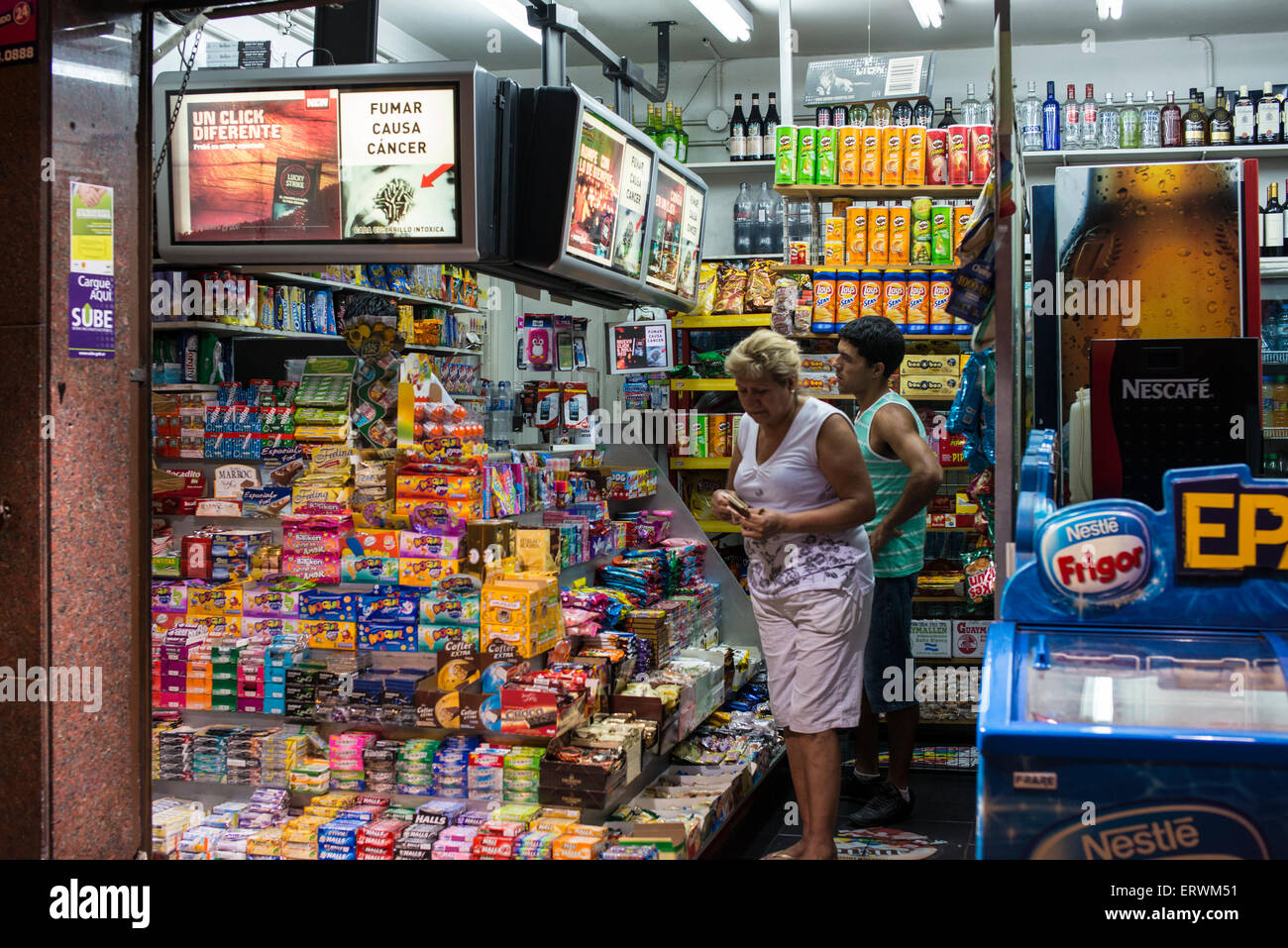 Convenience-Store, Buenos Aires, Argentinien Stockfoto