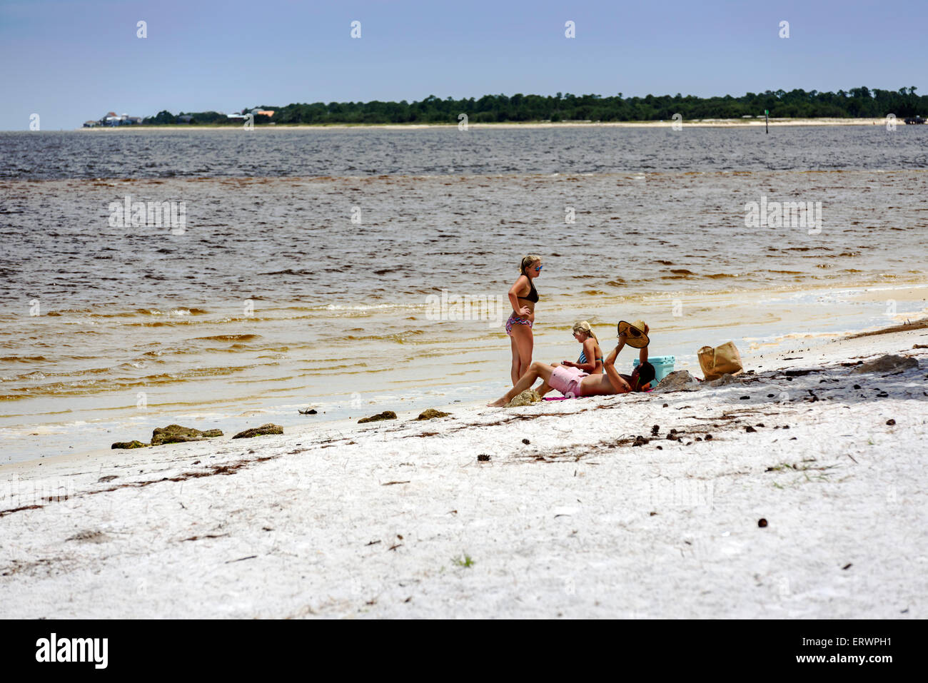 Vergessene Strand Stockfoto