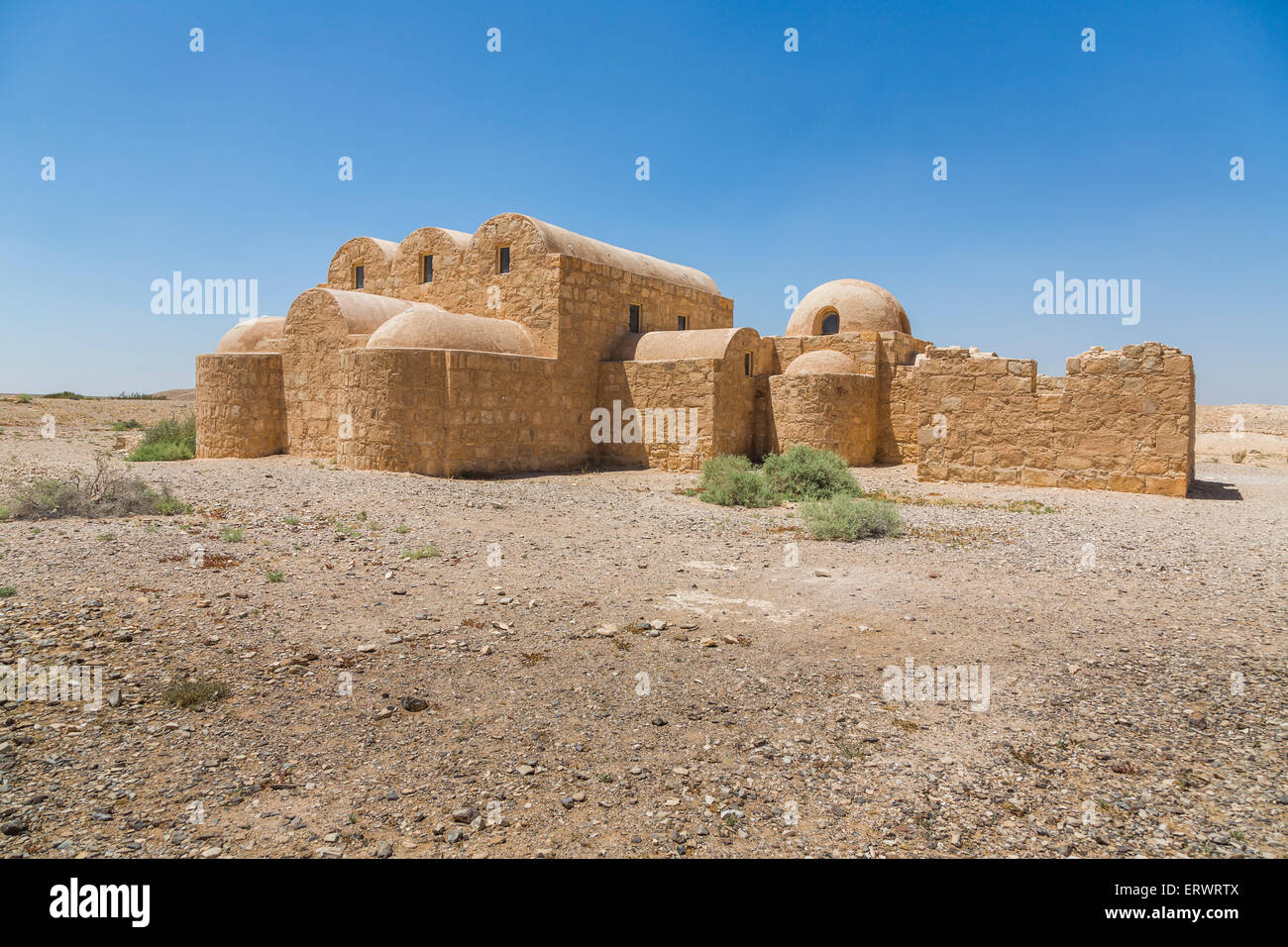 El Quseir Amra oder Qusayr Amra, Jordanien Stockfoto