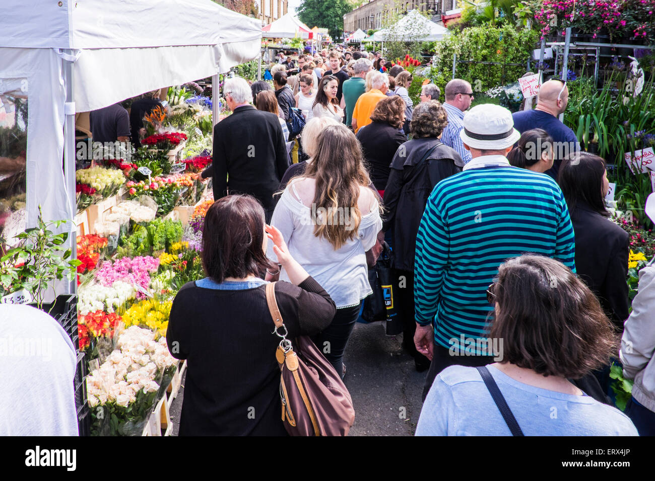 Columbia Road Flower Market, East London, England, U.K Stockfoto