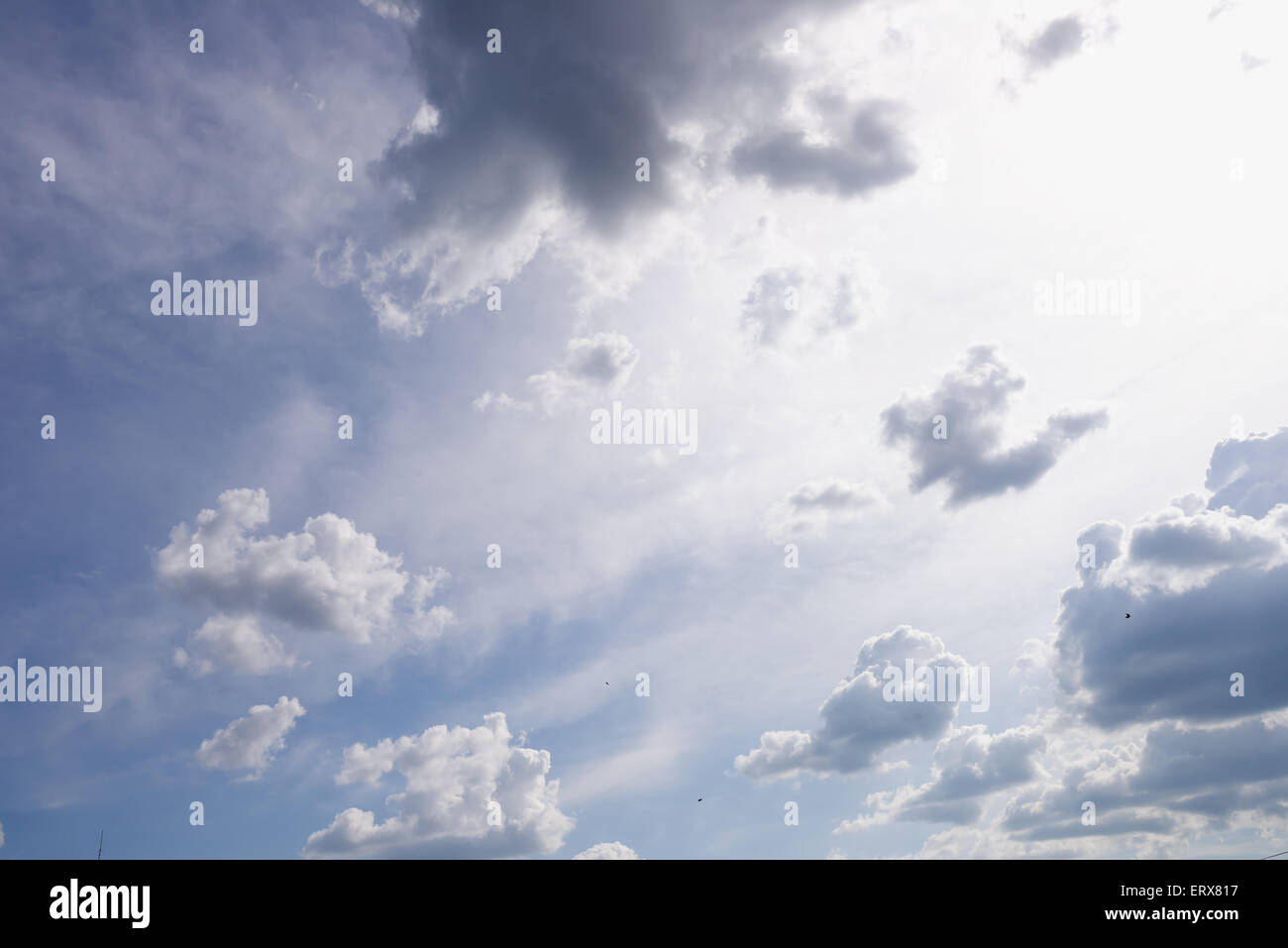 regnerischen Wolken Stockfoto