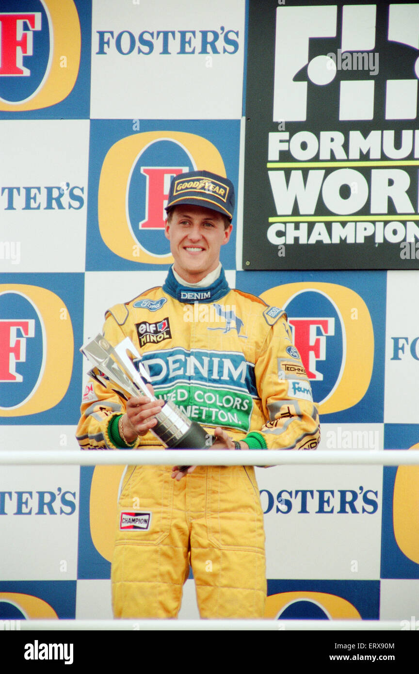 1993 British Grand Prix In Silverstone. Sonntag, 11. Juli 1993. 2 ...