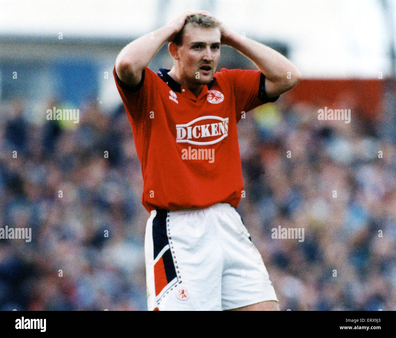 Jamie Pollock, FC Middlesbrough V Tranmere, 8. Oktober 1994. Stockfoto