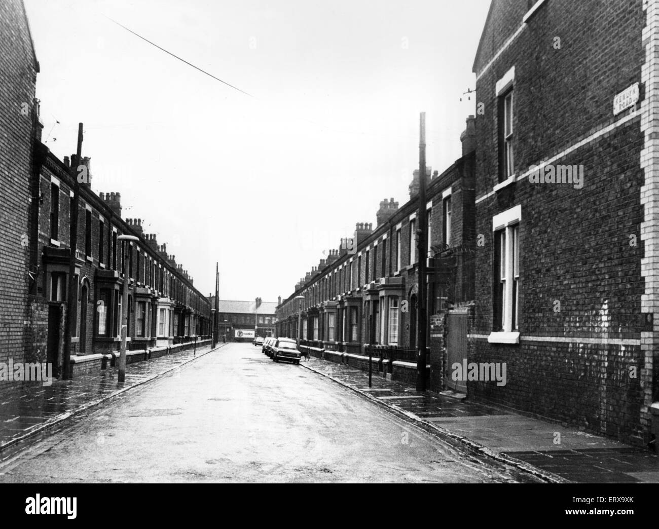 Kemlyn Road, Anfield Road, Liverpool 15. März 1978 Stockfoto